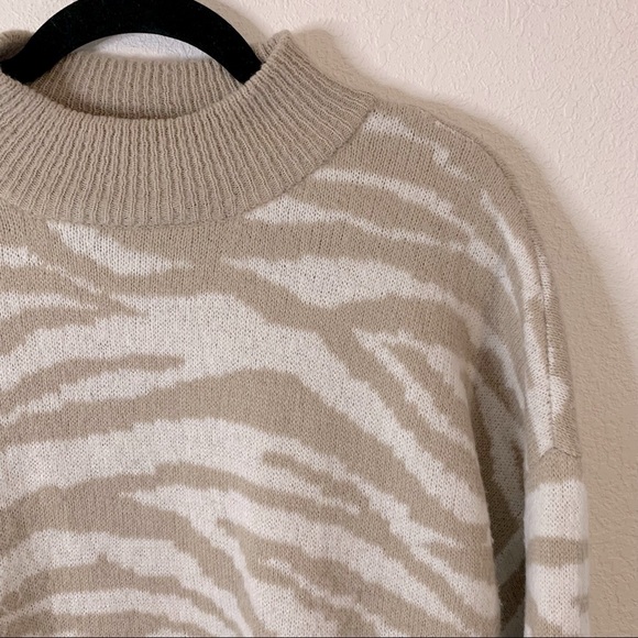 Maurices Zebra Print Pullover Sweater - Picture 3 of 5
